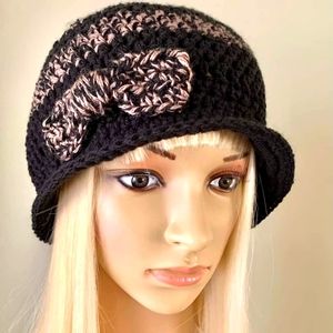 Handmade Vintage Cloche Knit Hat